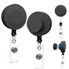 2 Pack Magnetic Badge Holder Reel with Strong Magnet Back