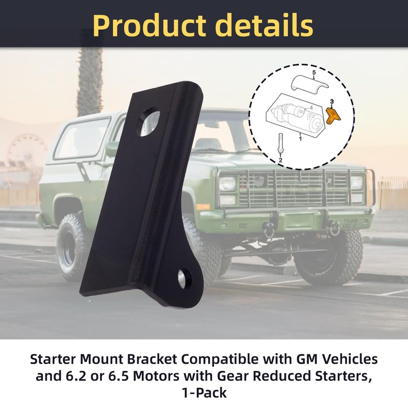 23502557 Starter Bracket, Starter Mounting Bracket, for GM and 6.2