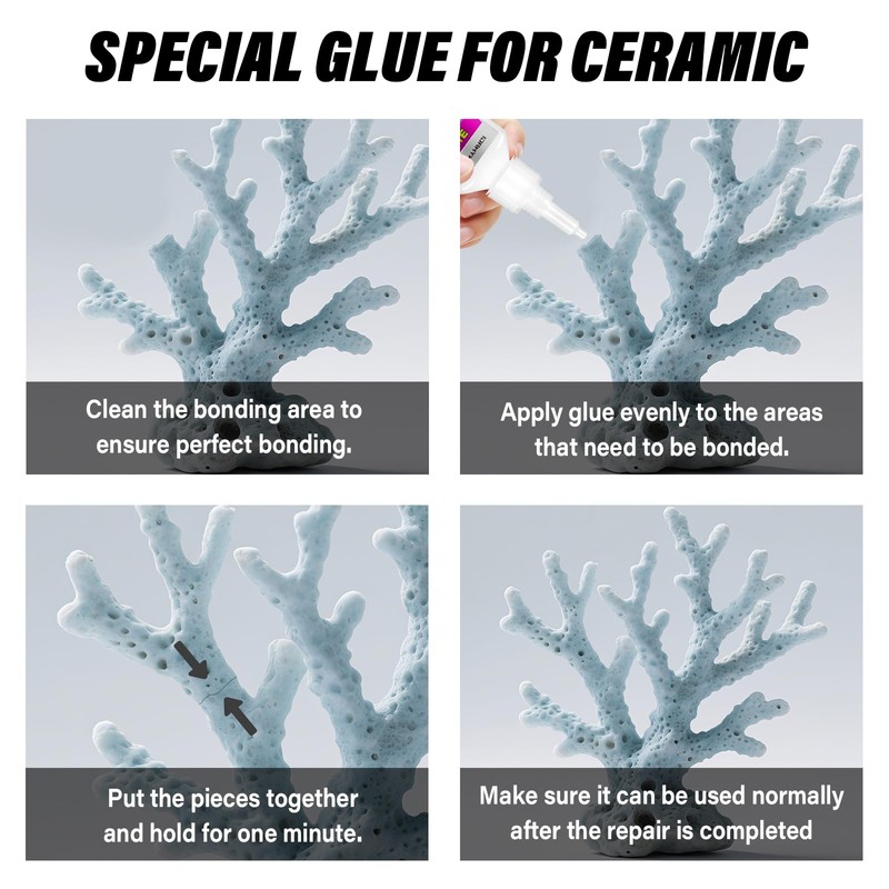 2 Pcs Stone Glue, Fast Drying Super Rock Glue, Strong