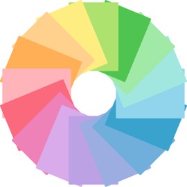 Crossbow Education Dyslexia Tinted A4 Page Overlays - Multi-Colour (Pack of 16) - Dyslexia And Visual Stress Specialists