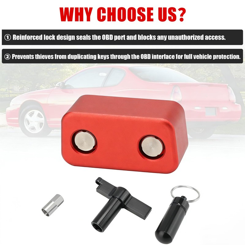 AWL Brothers OBD2 Port Anti-Theft Lock, OBD Port Immobilizer Protector
