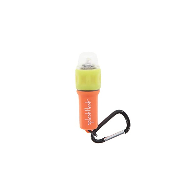 UST SplashFlash Waterproof LED Flashlight, Orange, One Size