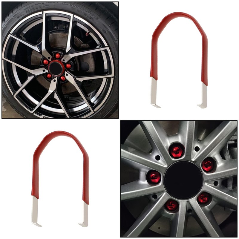 eMagTech 6Pcs Wheel Bolt Cap Cover Removers Tool Set Universal