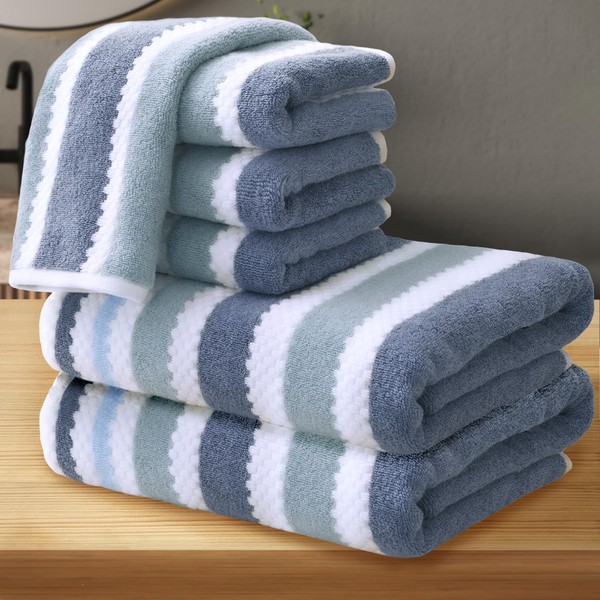Waffle Towels for Bathroom - Cotton | Quick Dry |