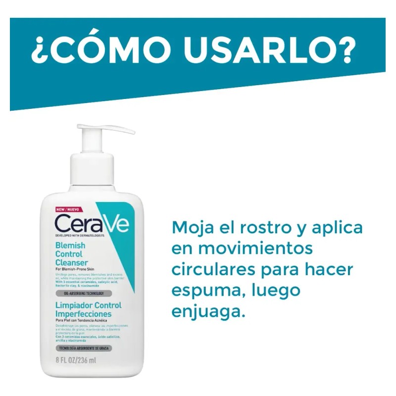 Cerave Kit Limpiador Y Serum Retinol Control Marcas Por Acne