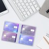 DEEZOMO Plastic Wallet Insert for Credit Card Set of 2,