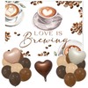 LaVenty Love is Brewing Banner Backdrop Coffee Bridal Shower Decor