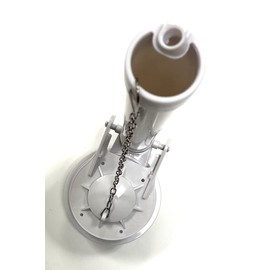 3.2 inch Toilet Flush Valve for a One Piece Toilet with Three Wide-Set Locking Bars by NuFlush