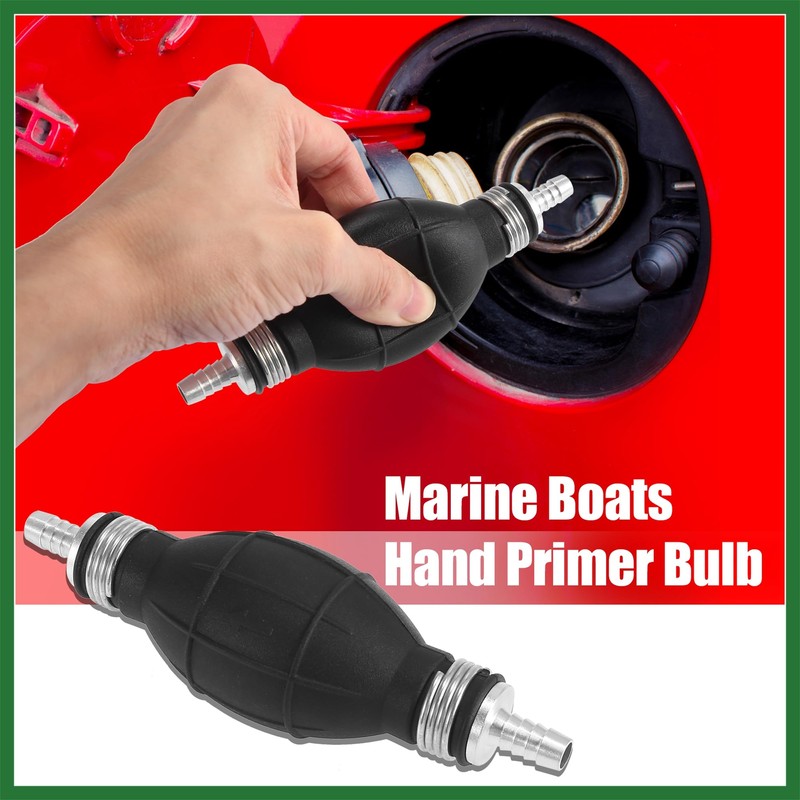 Motoforti 2pcs 8mm 5/16" Rubber Fuel Transfer Vacuum Line Hand
