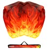 Baisdan 54"x45" Fire Worship Flags for Dance Church, Praise Dance