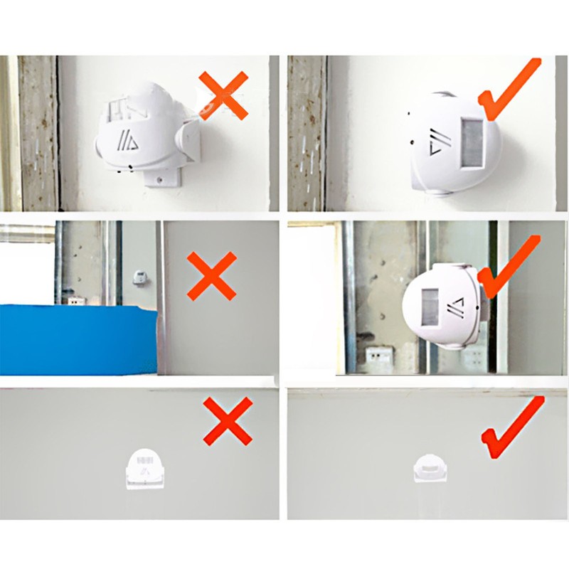 Infrared Alarm Bell Anti Theft Wireless Entry Door Motion Detector