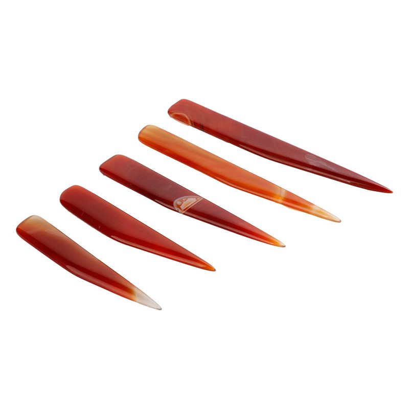 5pcs Agate Knife Burnisher Hand Craft Jewelry Making Tool for