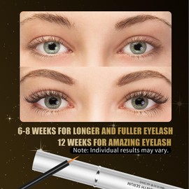 W3W Nourishing Lash Serum Eyelash Enhancing Serum for Longer Fuller Thicker Lashes Gentle No Irritating Cruelty-Free 3ml