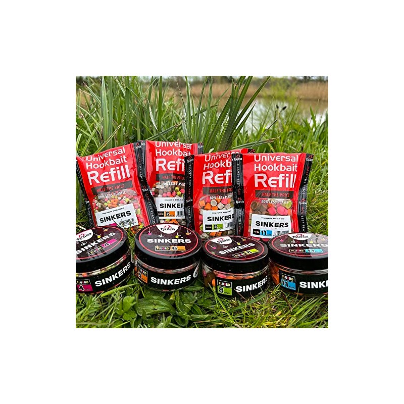 Fjuka Sinkers 8mm | Bright bottom bait | Stays on