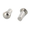 Half-Round Rivets 2.5 x 6 Pack of 15 Stainless Steel