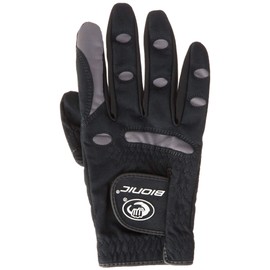 Bionic Men's AquaGrip Right Hand (Right Handed Golfer) Golf Glove - Black, Medium/Large