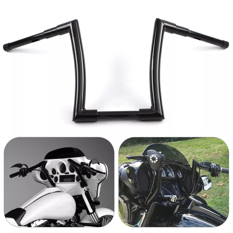 ZXMT 14" Meat hook Monkey Bar Handlebar 1-1/2" For Harley