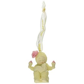 Department 56 Snowbabies “Balanced Diet” Porcelain Hanging Ornament, 2.5”