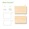 Ekisemio Kitchen Cabinet Organizer, Bamboo Spice Rack Organizer for Cabinet,