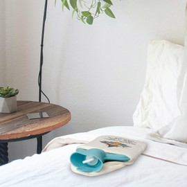 Mr. & Mrs. Panda Hot Water Bottle Bat Wizard Gift Hot Water Bottle with Cover Magician, Funny Sayings, Women, Enter, Animal Motifs, Animals