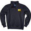 Blue 84 Men's Michigan Wolverines Quarter Zip Sweatshirt Icon Team