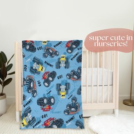 Ottoy Truck Baby Blanket Cozy Soft Swaddle Blanket Boys, Girls, Infant, Newborn Receiving Blankets Birthday Gifts 40"x30" (Toddler) for Pets