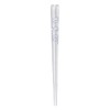 Komori Resin Diamond Cut Chopsticks & Chopsticks Rest Set, White