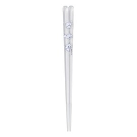 Komori Resin Diamond Cut Chopsticks & Chopsticks Rest Set, White
