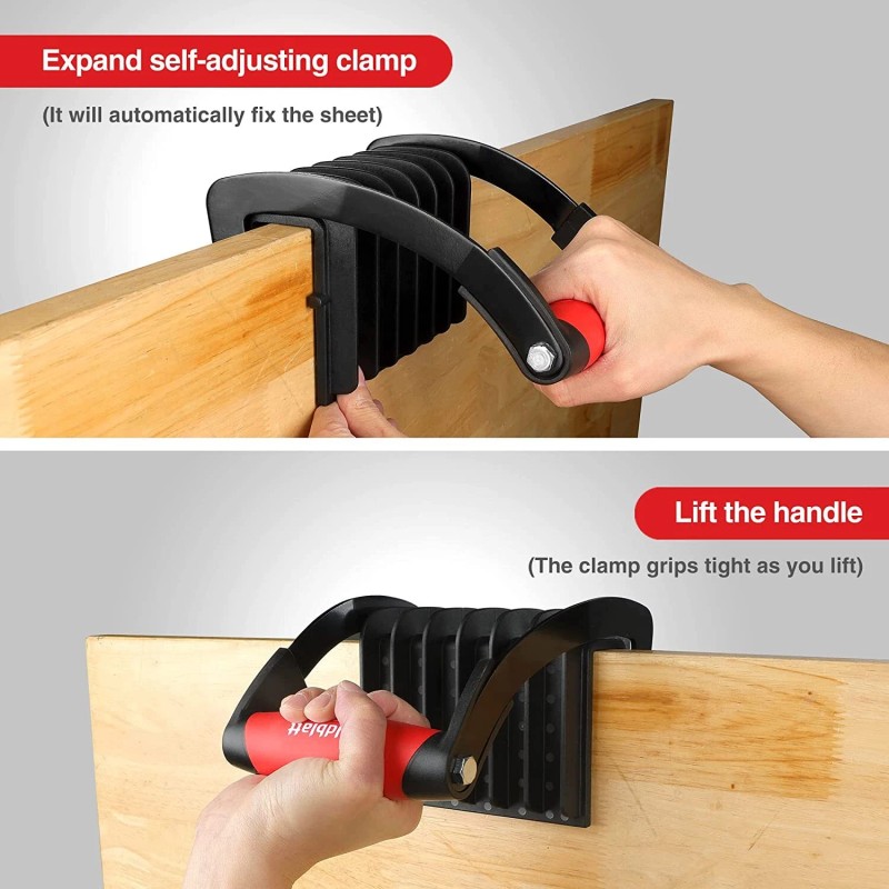 Goldblatt 2 Packs Panel Carrier Plywood Lifting Tool Plywood Carrier