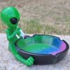 Ceramic Smoking Alien Ashtray Ash Catcher Perfect Gifts for Smoker