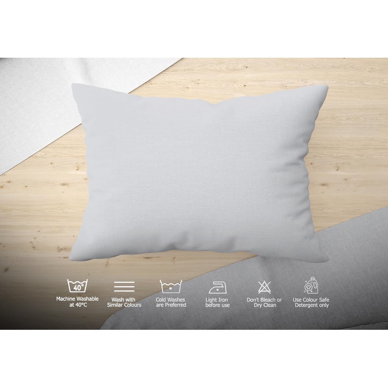 MistyMorning Pillow Cases 2 Pack Soft & Premium Quality Bedding