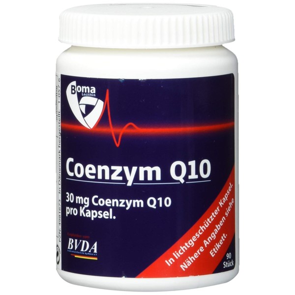 Boma Lecithin Co-Enzyme Q10 90 Capsules 30 mg Ubiquol