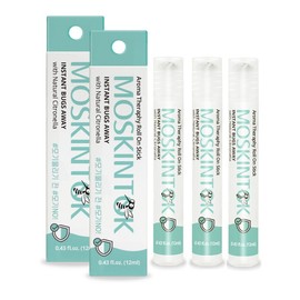 Moskin Talk Aromatherapy Bugs Away Roll-on Stick, 3, 12ml / 모스킨톡 아로마테라피 벅스어웨이 롤온스틱, 3개, 12ml