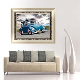 VDYXEW Diamond Painting Kits, 5D Diamond Painting, Diamond Painting Pictures, for Home Wall Decor (Car)