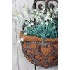 Esschert Design USA BPH51 Half Round Cast Iron Wall Planter