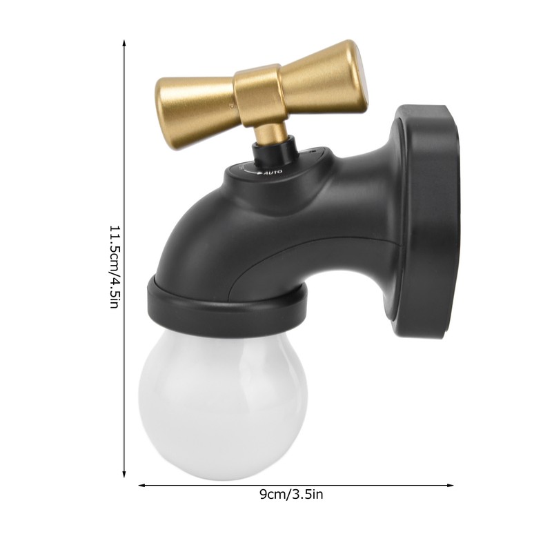 Creative LED Faucet Night Light USB Charging Voice Controlled Induction