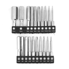 20pcs Hex Head Magnetic Bits Set 1/4 Inch Quick Release Hex Shank S2 Tool Steel