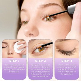 Lash Growth Serum – 5ml Eyelash Enhancing Serum for Longer, Thicker & Fuller Lashes – Gentle & Safe for Sensitive Eyes