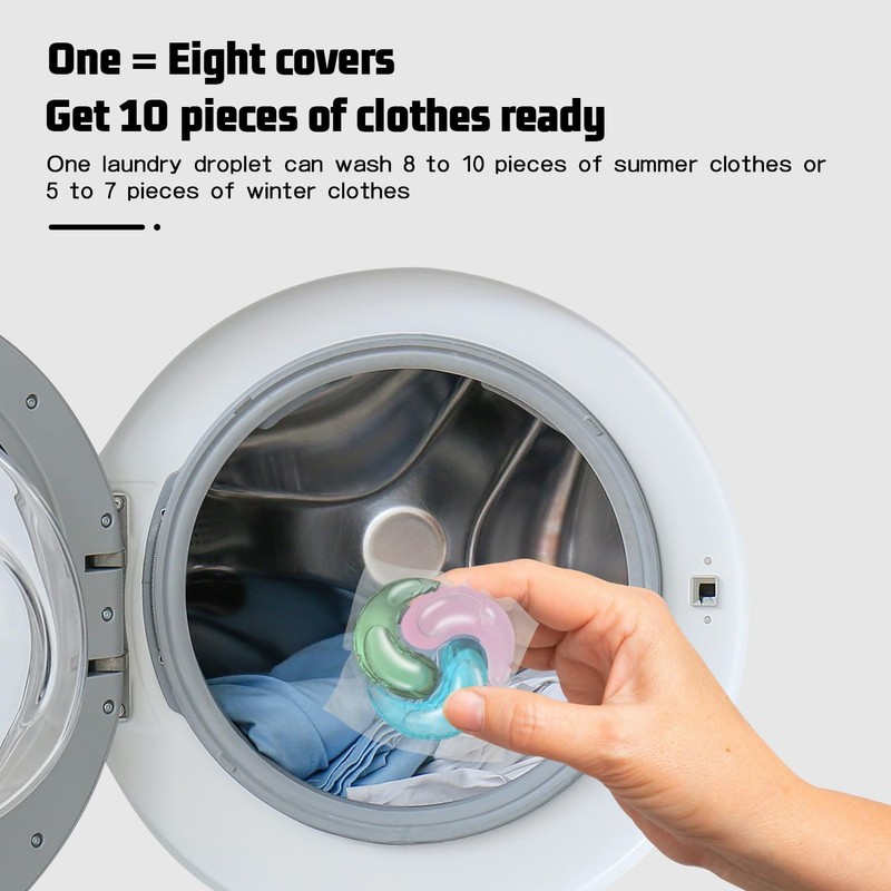 Laundry Detergent Pods Powerful Cleaner 30 count Clothes Cleaning Detergent