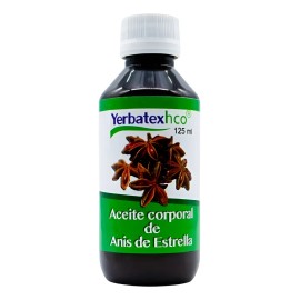Aceite Corporal Con Extracto De Anís Estrella 125 Ml