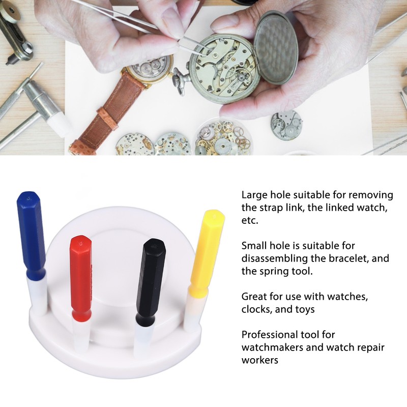 Watch Oiler Set 4 Tip Sizes 3 Recesses Oil Cup