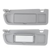 Sun Visor Grey Stylish Look Sun Shielding Visor Mirror with