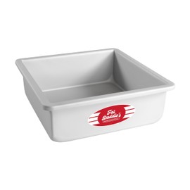 Fat Daddio's Anodized Aluminum Square Cake Pan, 3" High - 8 Inch x 8 Inch x 3 Inch