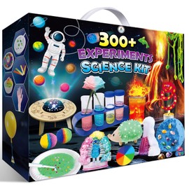 UNGLINGA 300+ Experiments Science Kit for Kids | S.T.E.M Educational Toys with Lab Manual | Volcano, Crystal Growing, Chemistry Set | Christams Birthday Gifts for Boys & Girls