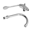 Foot Pedal Control Valve Faucet Stainless Steel Kitchen Sink Water