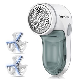 Fabric Shaver, Electric Lint Remover for Clothes, Lint Shaver for Clothing, Sweater Shaver with 2 Replaceable Stainless Steel Blades, Effectively Remove Couch Pills, Lint, Fuzz Battery Operated