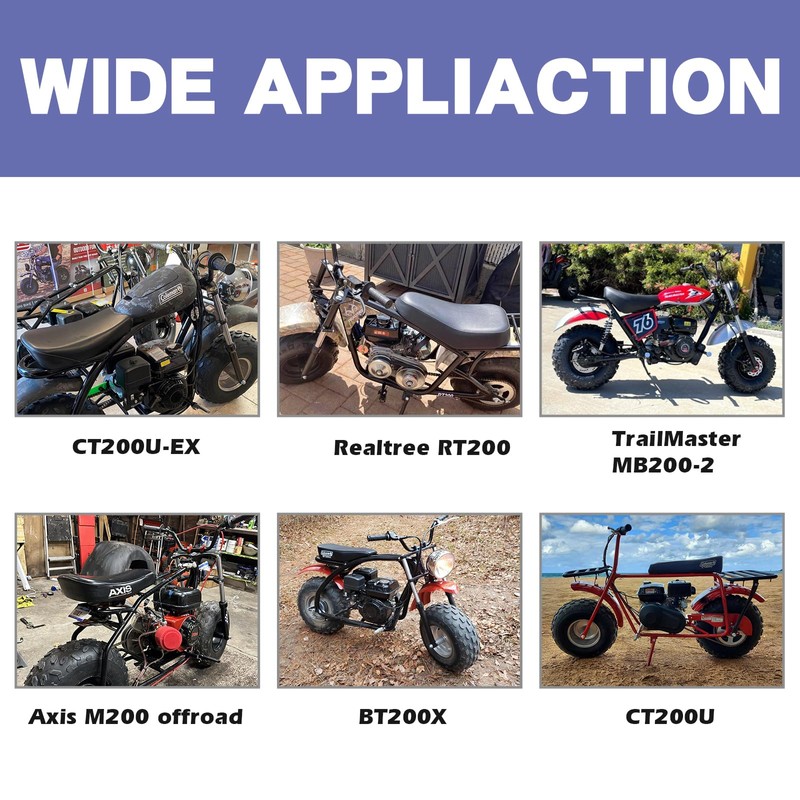2pcs 49cc Modified Pull Starter Sticker Mini Bike Stickers for