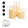 Lumabase 25403 Battery Operated Hurricane Candle with Moving Flame, Ivory