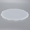 Large Round Resin Tray Mold, Irregular Silicone Serving Tray Geode
