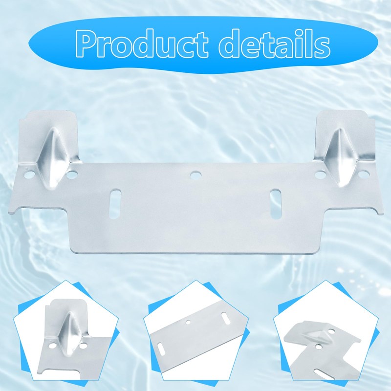 382430-1120A Steel Hanging Bracket for Wall-Mounted Sink, Featuring Multiple Holes